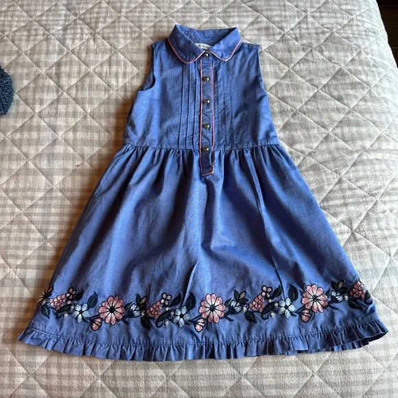 Janie and Jack blue dress size 4